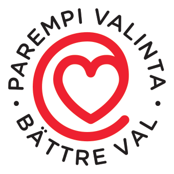 Sydänliiton parempi valinta -merkki